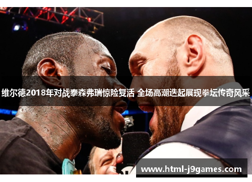 维尔德2018年对战泰森弗瑞惊险复活 全场高潮迭起展现拳坛传奇风采 维尔德2018年对战泰森弗瑞惊险复活 全场高潮迭起展现拳坛传奇风采